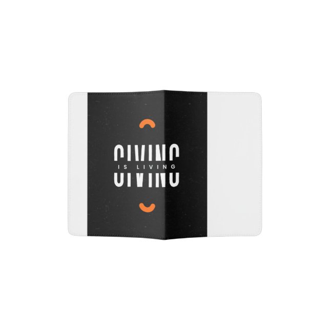 Giving is living  passport holder (Opened)