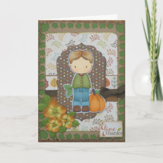 Giving Thanks -1 Thank You Card