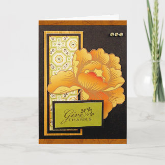 Giving Thanks -4 Holiday Card
