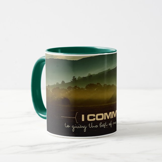 Giving The Best Of Me Inspirational Mug (Front Left)