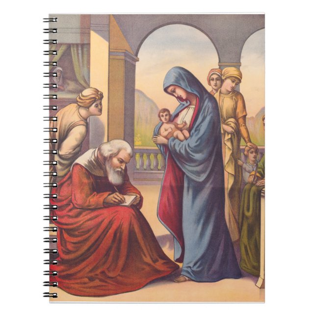 Giving the child John a name Notebook (Front)