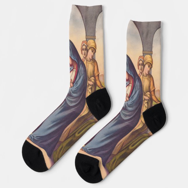 Giving the child John a name Socks (Left)