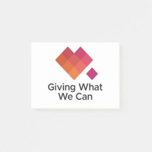 Giving What We Can Logo Centered Post-it Notes
