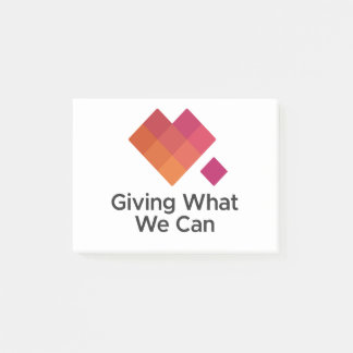 Giving What We Can Logo Centered Post-it Notes
