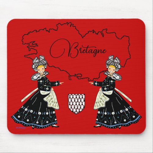 Giz Fouen Bretagne France Mouse Pad