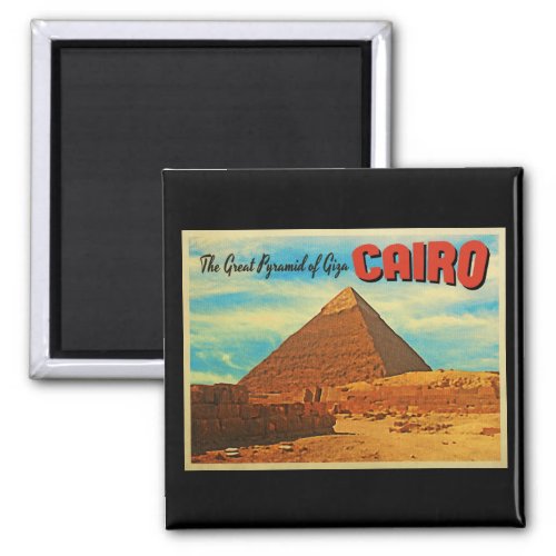 Giza Pyramid Cairo Egypt Magnet