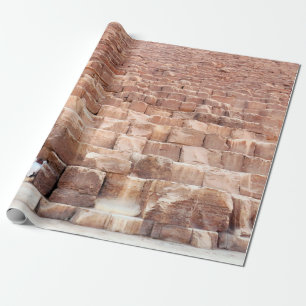 Giza pyramid complex. Also called the Giza Necrop Wrapping Paper
