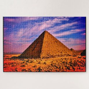 GRAFIX 8 Jigsaws 2700 Pieces 8 Wonders Of The Ancient World Pyramid Gyza Egypt 