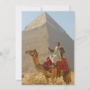 Giza pyramids and Camel Ride , Egypt Travel Invitation