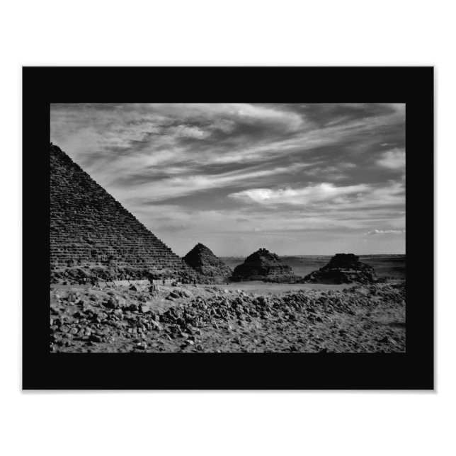 Giza Pyramids  Photo Print (Front)