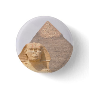 Giza Pyramids Sphinx Pharaoh ancient Egypt Trip Button