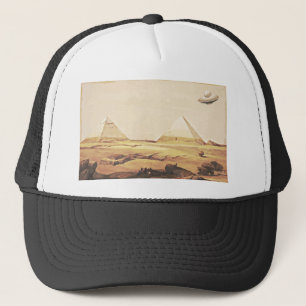 Giza Spaceship Trucker Hat