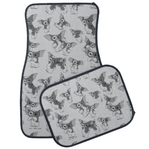 Gizmo Black & White Pattern Car Floor Mat