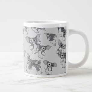Gizmo Black & White Pattern Giant Coffee Mug