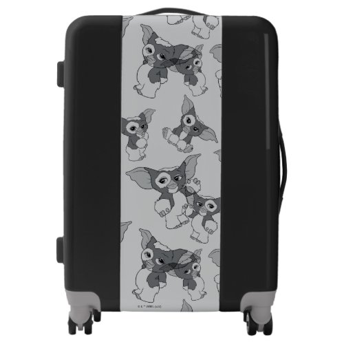 Gizmo  Black  White Pattern Luggage