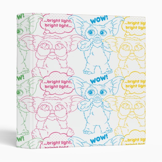 Gizmo | Bright Light! Bright Light! 3 Ring Binder (Front/Spine)