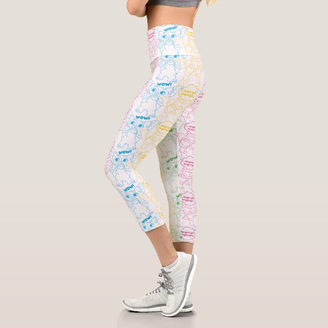 Gizmo | Bright Light! Bright Light! Capri Leggings (Left)