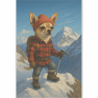 Gizmo Conquers Mont Blanc – The Alpine Adventure Sticker