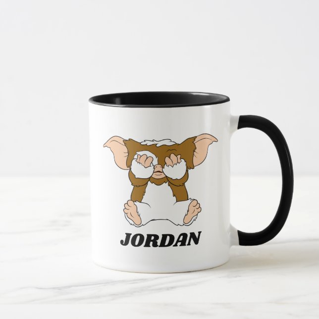 Gizmo | Cute Comic Character | Add Your Name Mug (Right)