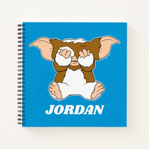 Gizmo  Cute Comic Character  Add Your Name Notebook