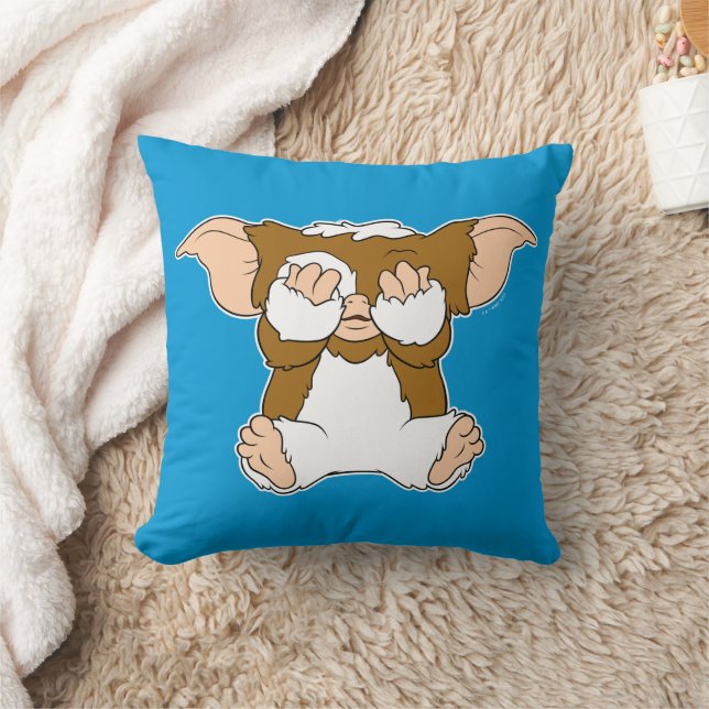 Gizmo | Cute Comic Character Throw Pillow (Blanket)