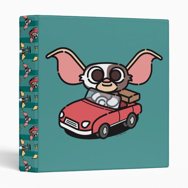 Gizmo | Cute Comic Driver 3 Ring Binder (Front/Spine)