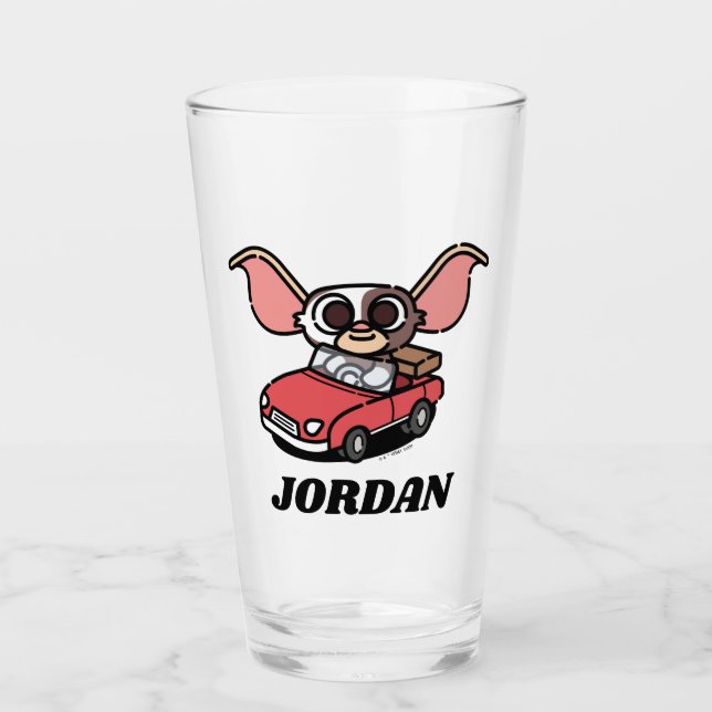 Gizmo | Cute Comic Driver | Add Your Name Glass (Front)
