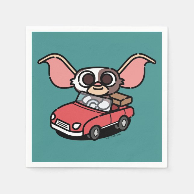 Gizmo | Cute Comic Driver Napkins (Front)