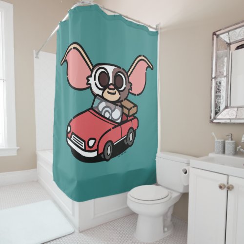 Gizmo  Cute Comic Driver Shower Curtain