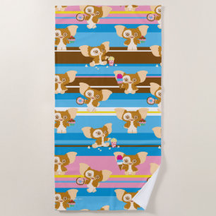 Gizmo   Cute Comic Pattern Beach Towel