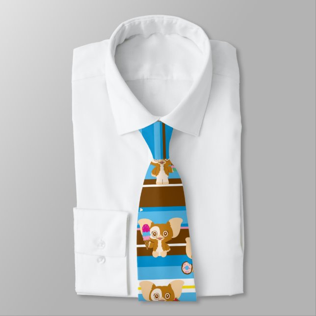 Gizmo | Cute Comic Pattern Neck Tie (Tied)