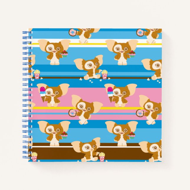 Gizmo | Cute Comic Pattern Notebook (Front)