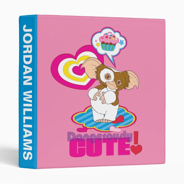 Gizmo | Dangerously Cute 3 Ring Binder (Front/Spine)