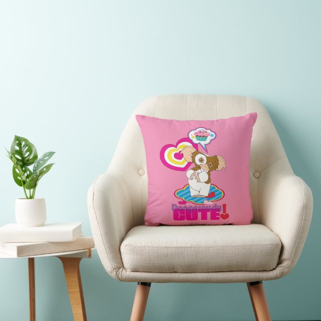 Gizmo | Dangerously Cute Throw Pillow (Chair)