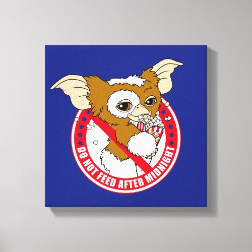 Gizmo  Do Not Feed After Midnight Canvas Print