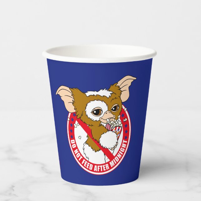 Gizmo | Do Not Feed After Midnight Paper Cups (Front)
