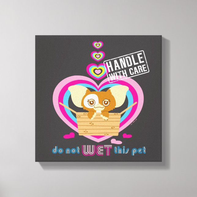 Gizmo | Do Not Wet This Pet Canvas Print (Front)