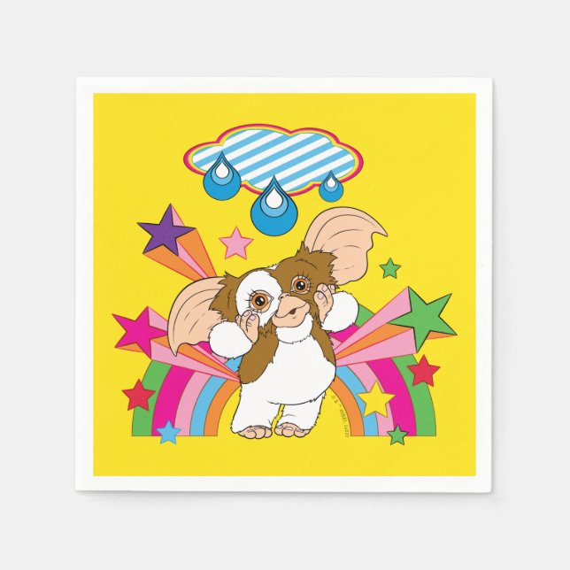 Gizmo | Dreaming of Raindrops Napkins (Front)