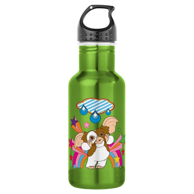 Gizmo | Dreaming of Raindrops Stainless Steel Water Bottle (Front)