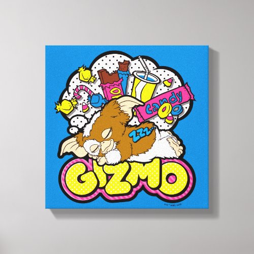 Gizmo  Dreaming of Sweets Canvas Print