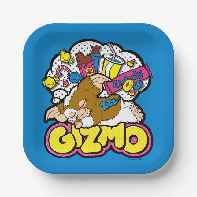 Gizmo | Dreaming of Sweets Paper Plates (Front)