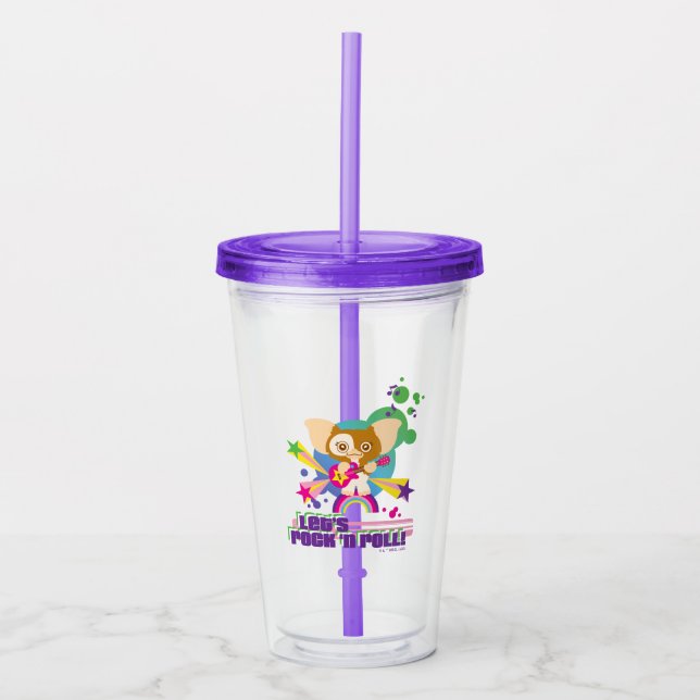 Gizmo | Let's Rock 'n Roll Acrylic Tumbler (Front)