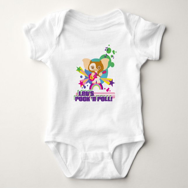 Gizmo | Let's Rock 'n Roll Baby Bodysuit (Front)