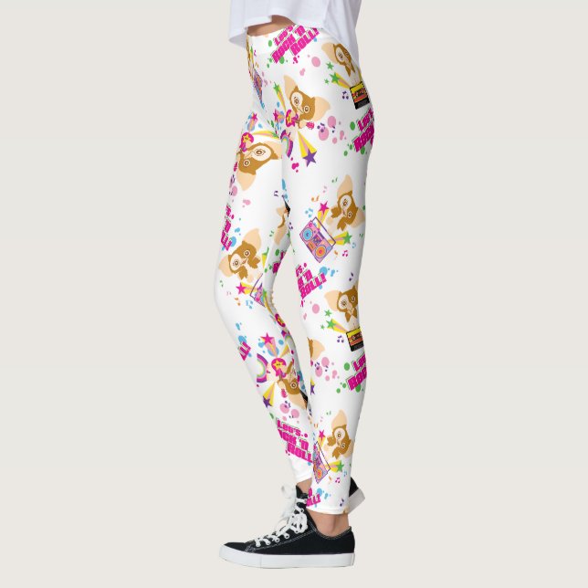 Gizmo | Let's Rock 'n Roll Pattern Leggings (Left)