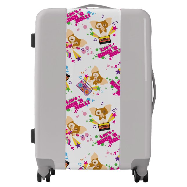 Gizmo | Let's Rock 'n Roll Pattern Luggage (Front)