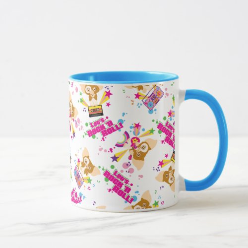 Gizmo  Lets Rock n Roll Pattern Mug