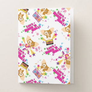 Gizmo   Let's Rock 'n Roll Pattern Pocket Folder