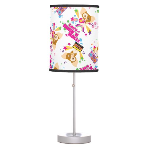 Gizmo  Lets Rock n Roll Pattern Table Lamp