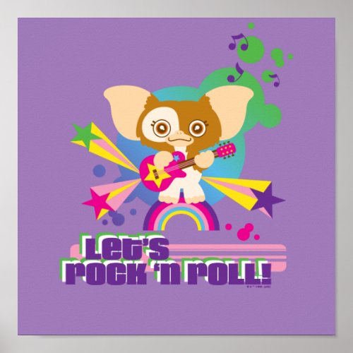 Gizmo  Lets Rock n Roll Poster