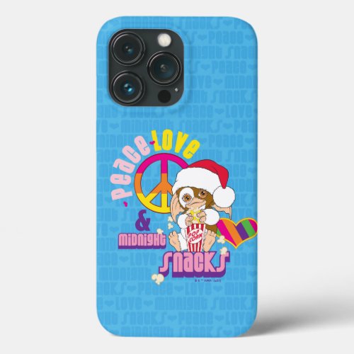 Gizmo  Peace Love  Midnight Snacks iPhone 13 Pro Case